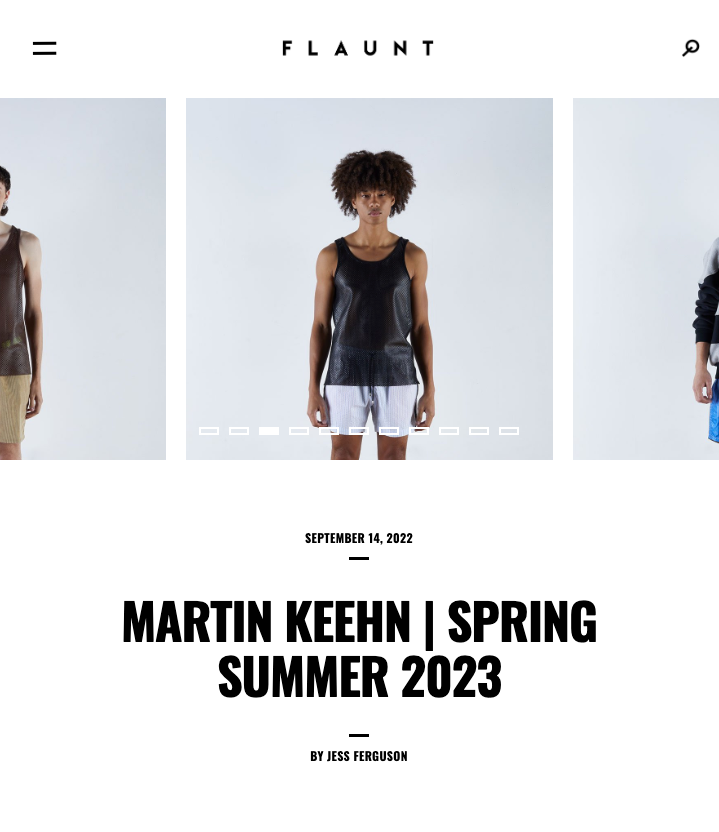 Martin Keehn SS23 - Flaunt Magazine