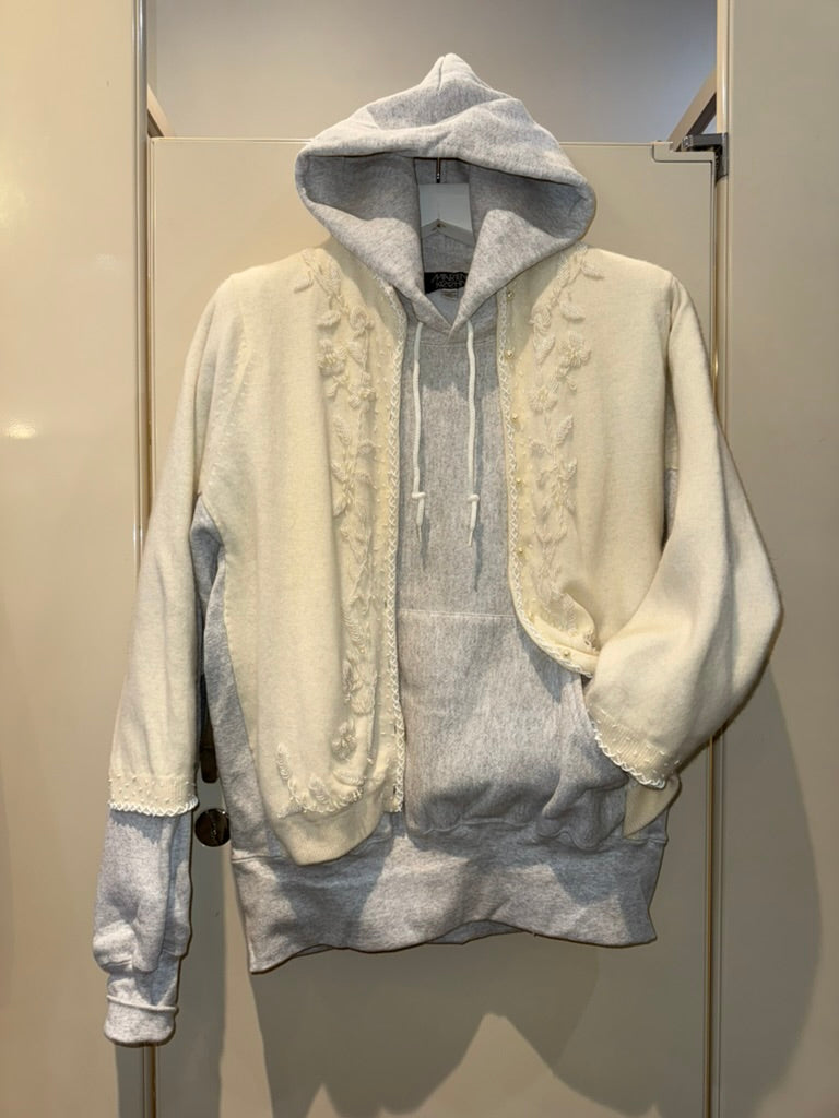 Beaded Sweater Hoodie