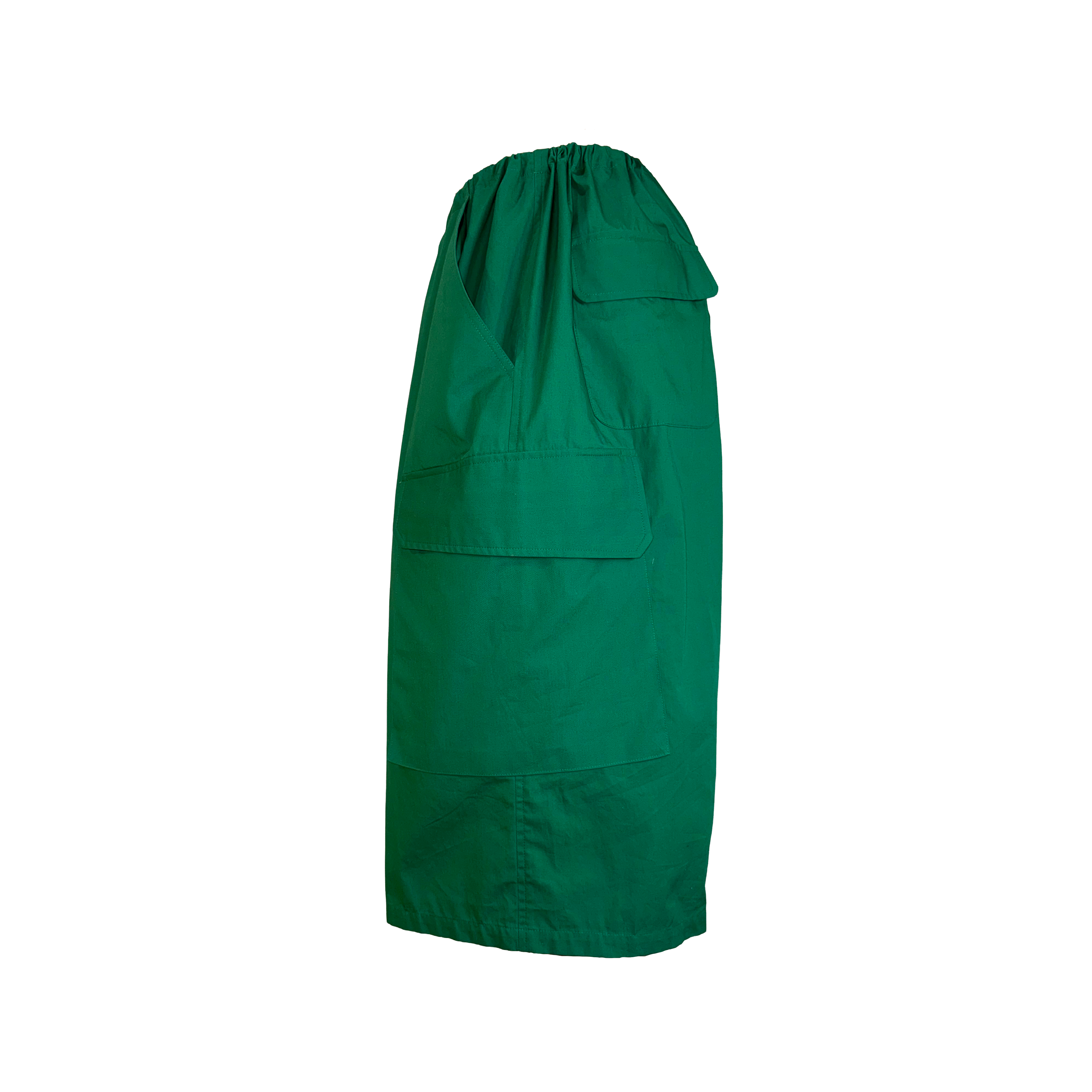 Poplin Drawstring Cargo Shorts