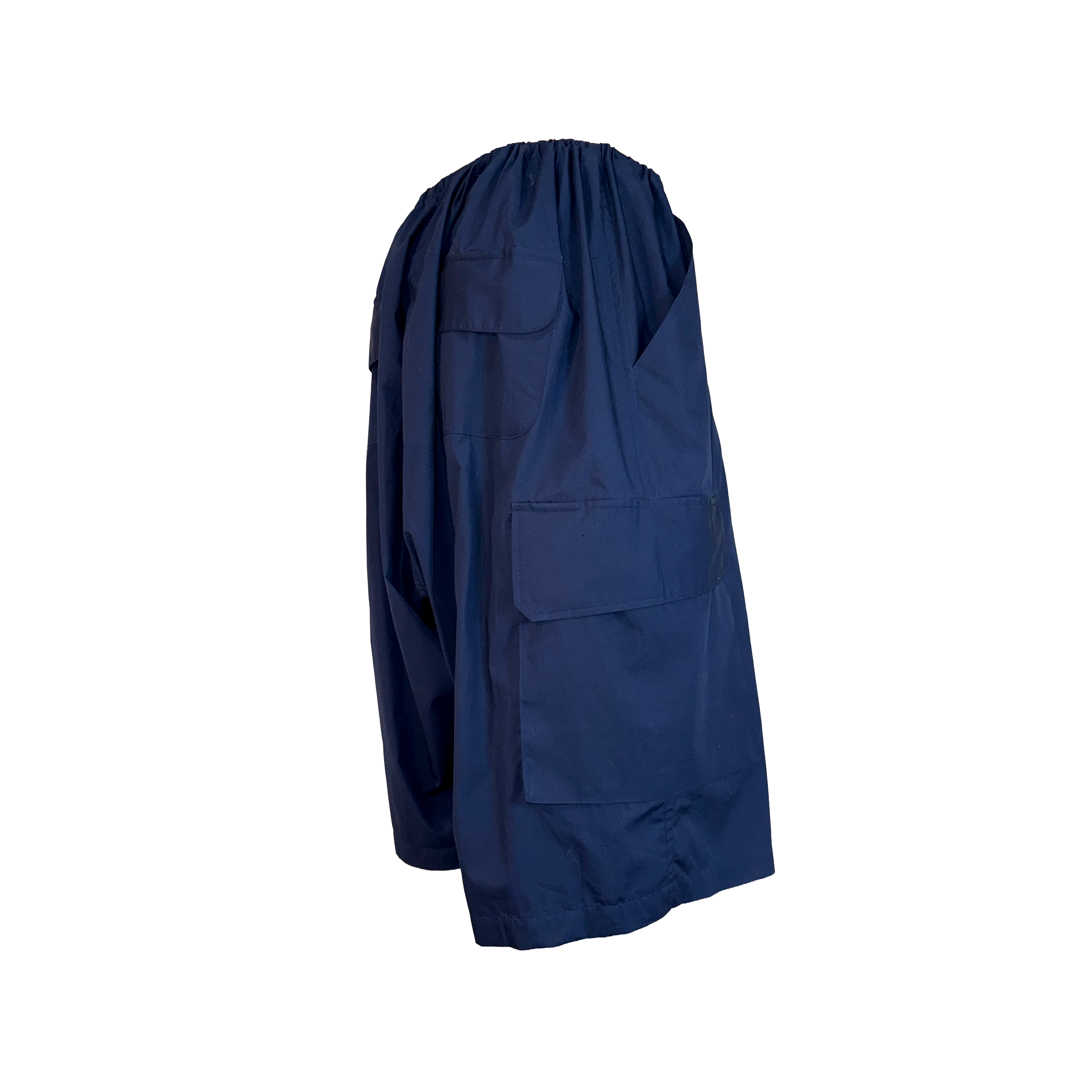 Poplin Drawstring Cargo Shorts