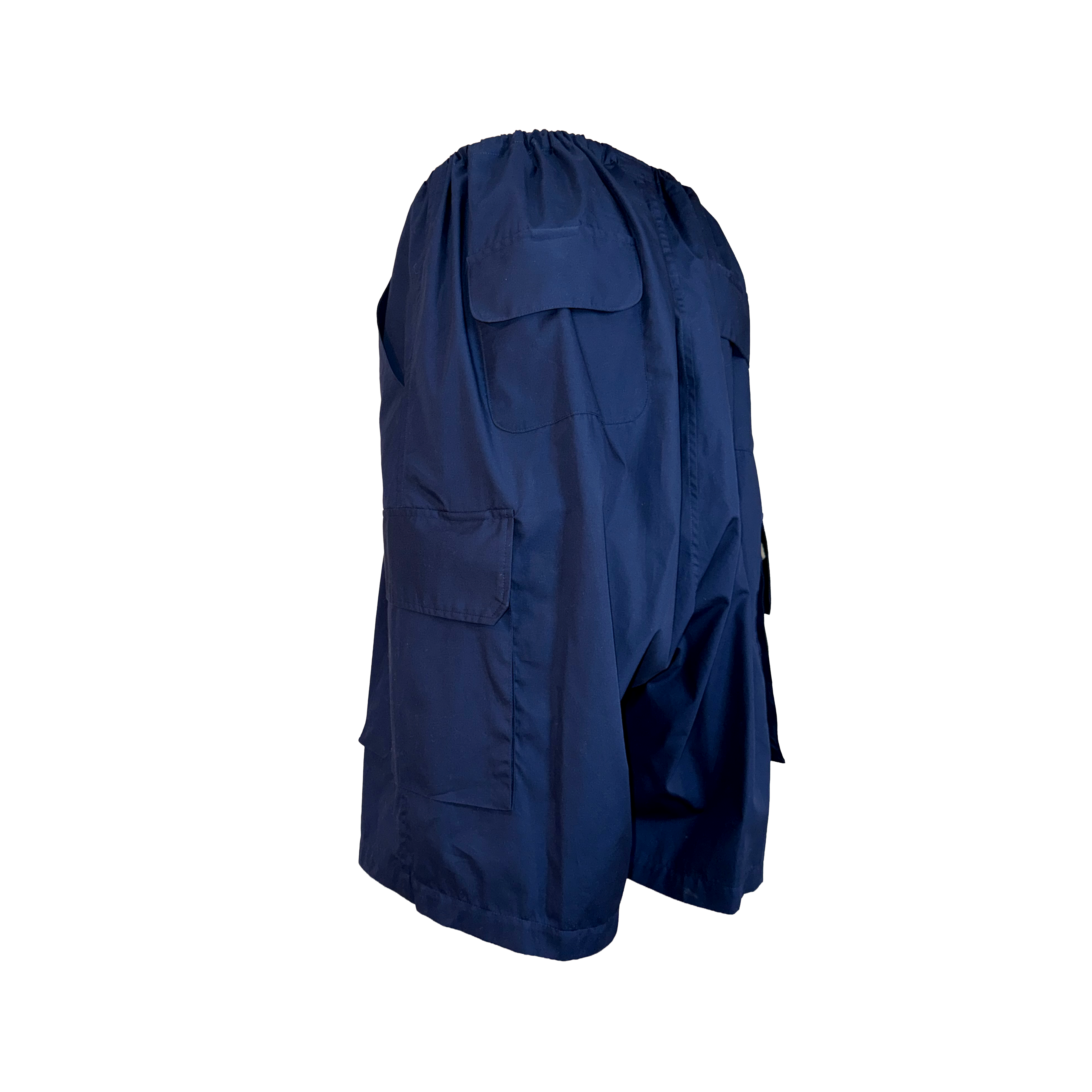 Poplin Drawstring Cargo Shorts