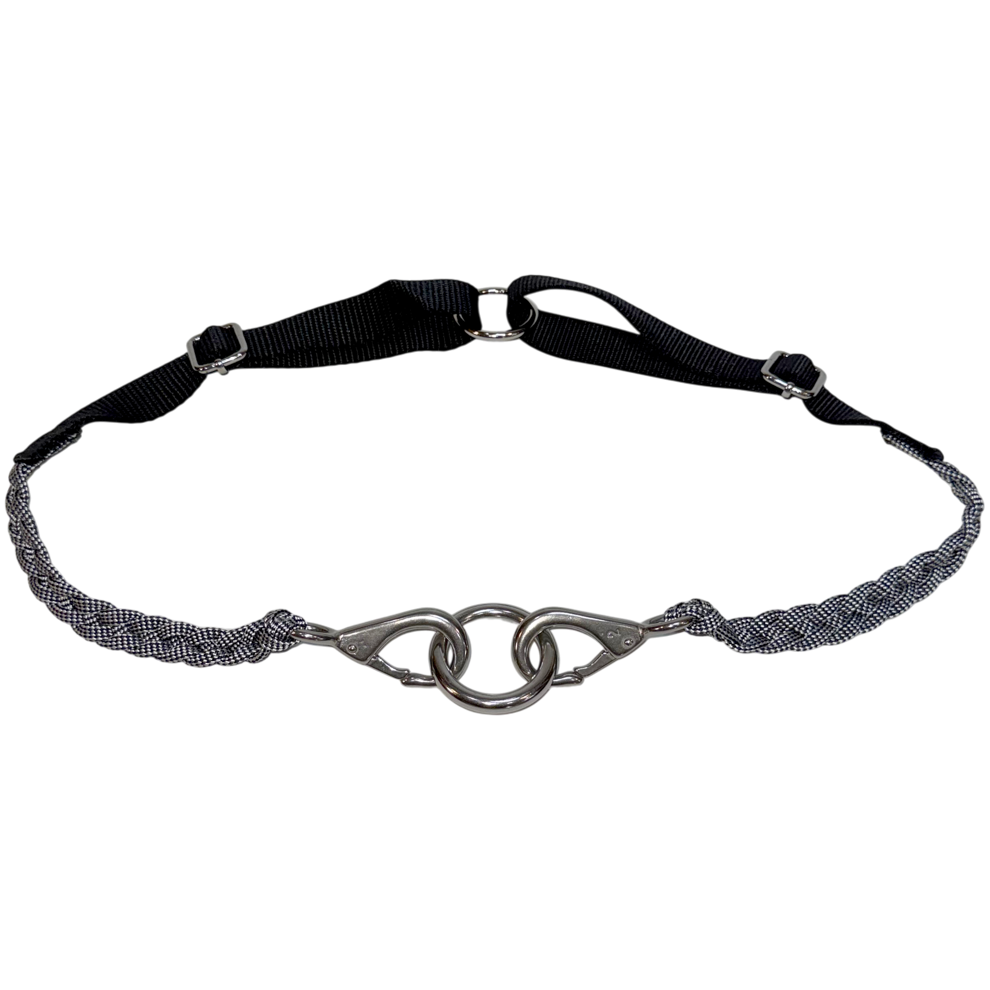 Double Stainless Steel Snap Lever Belt