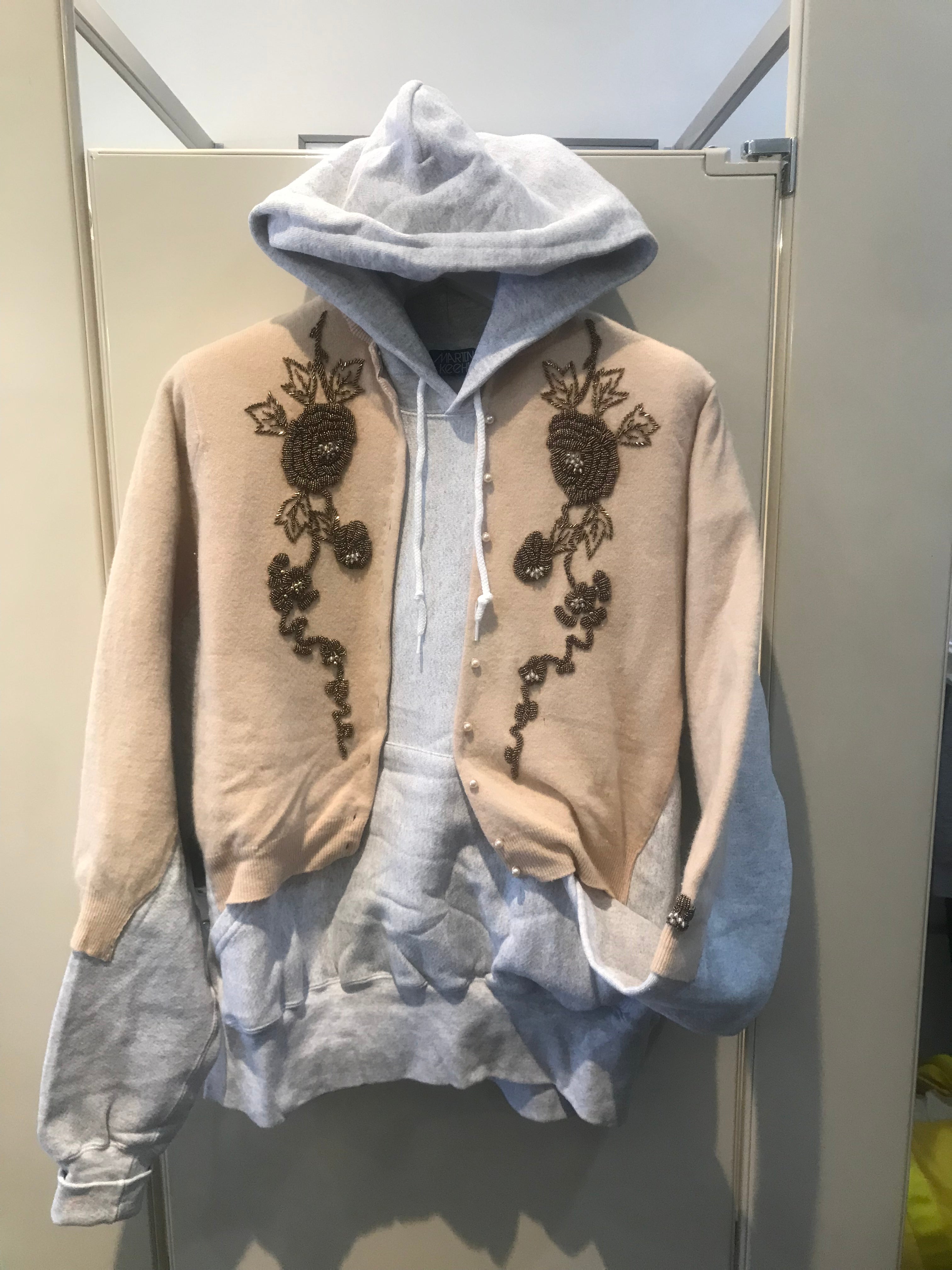 Beaded Sweater Hoodie