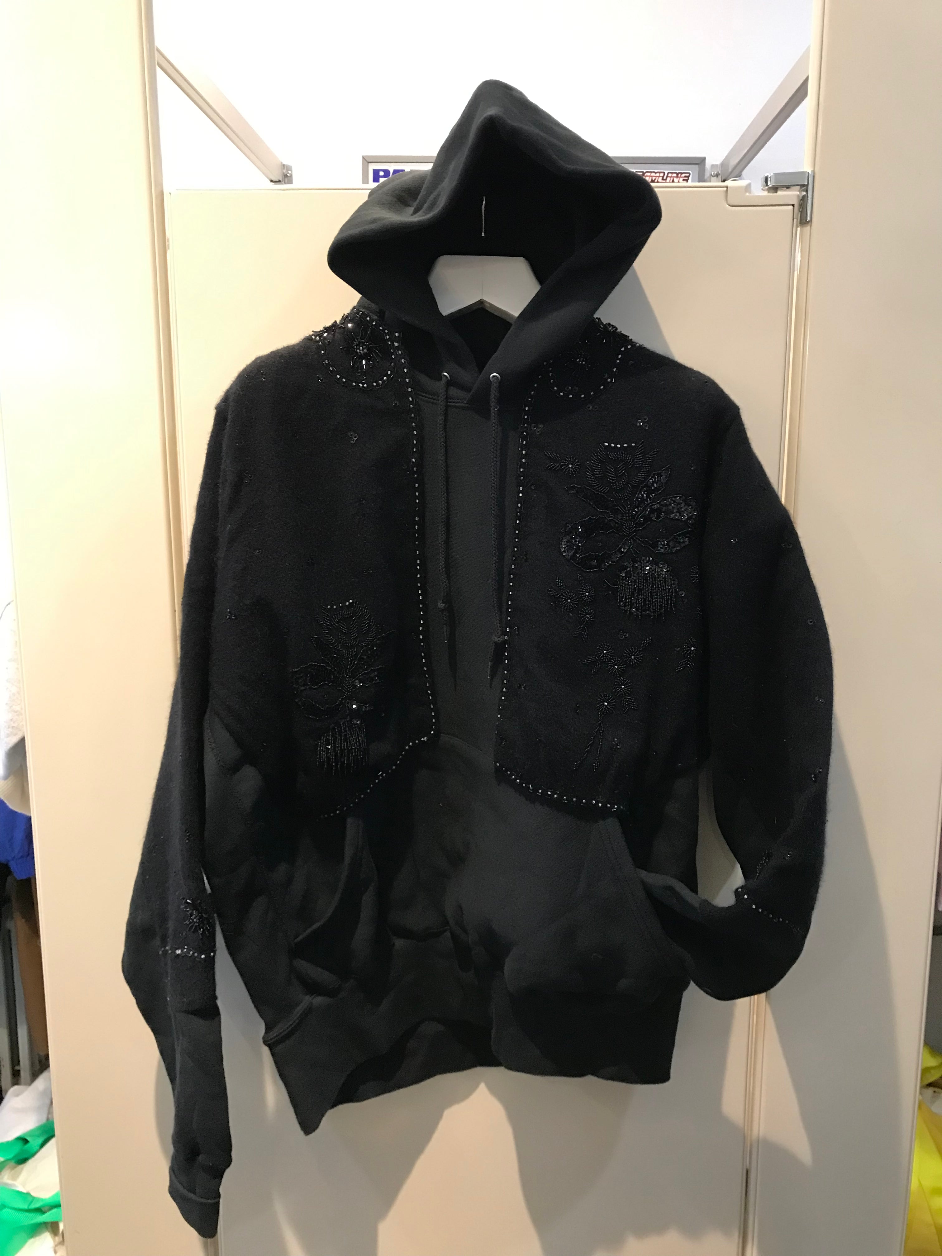 Beaded Sweater Hoodie