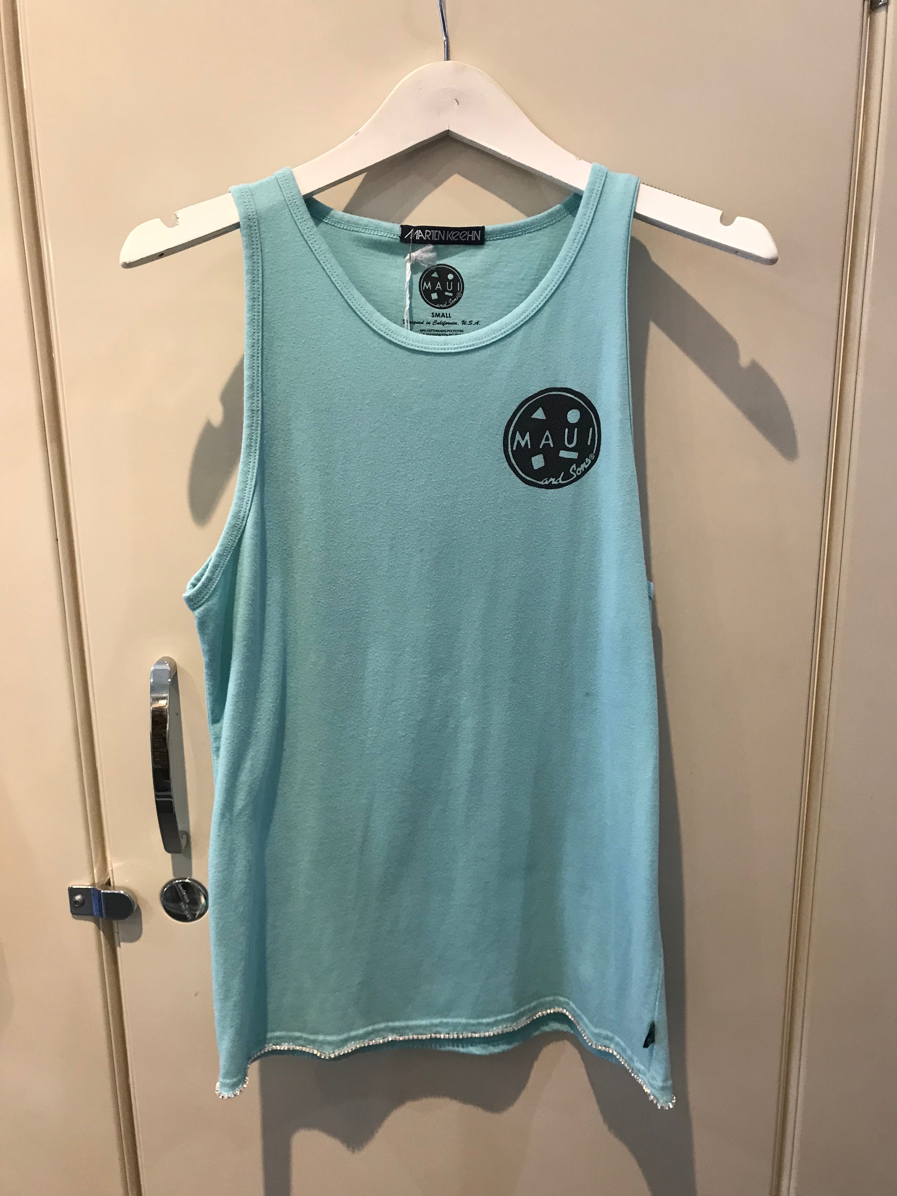 Maui & Sons Boardriding Co. Shark Diamante Tanktop