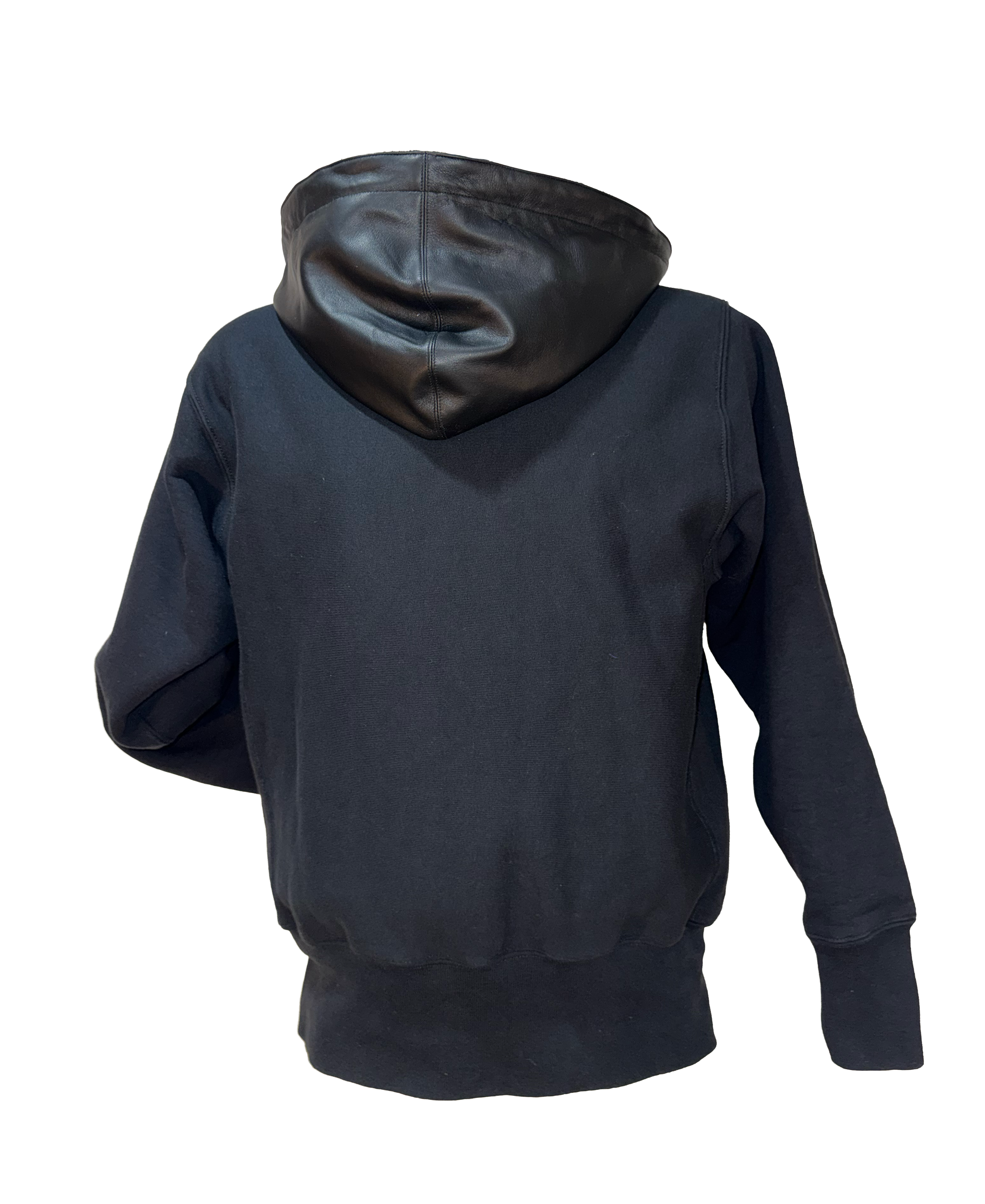 Leather Hoodie