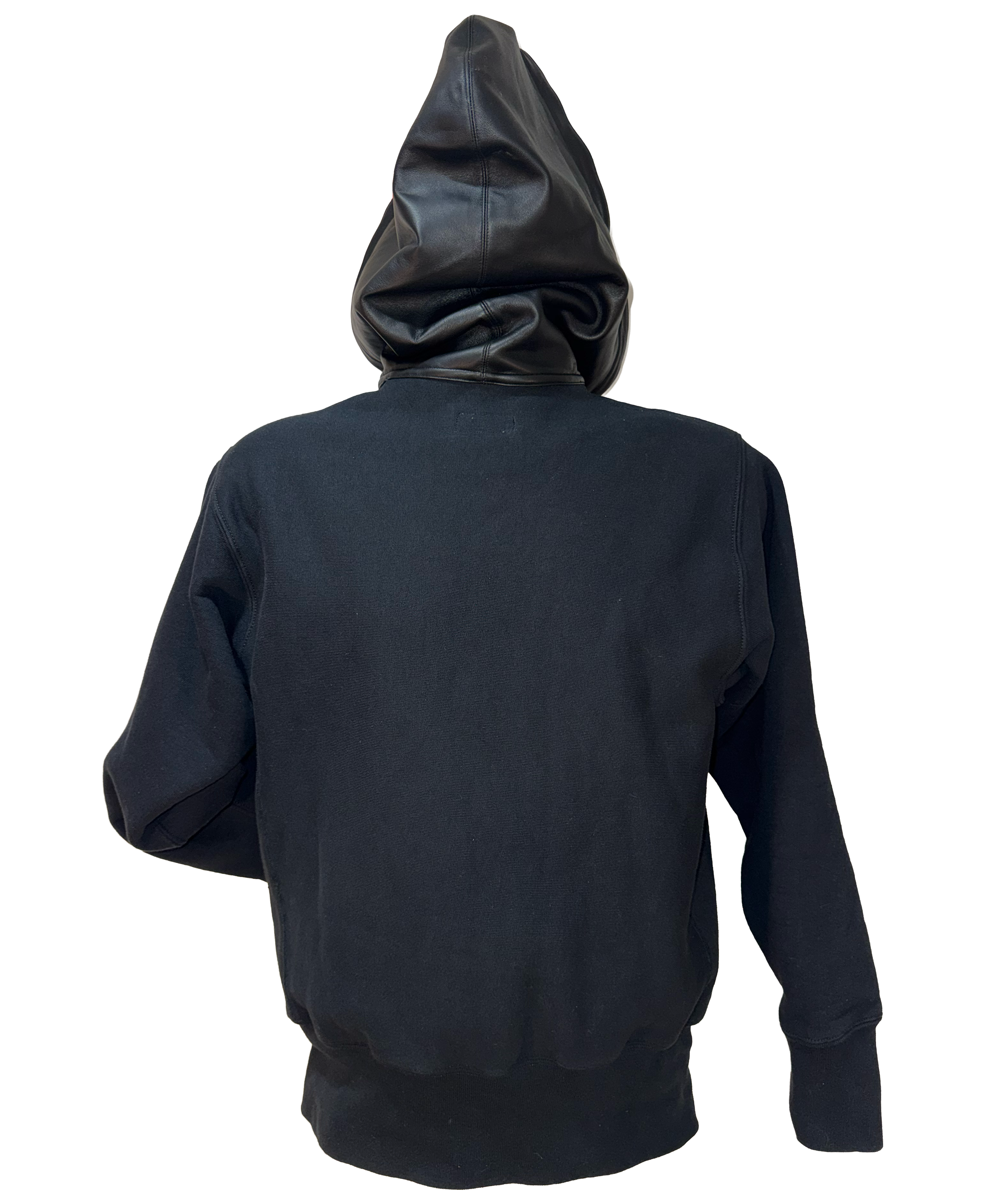 Leather Hoodie