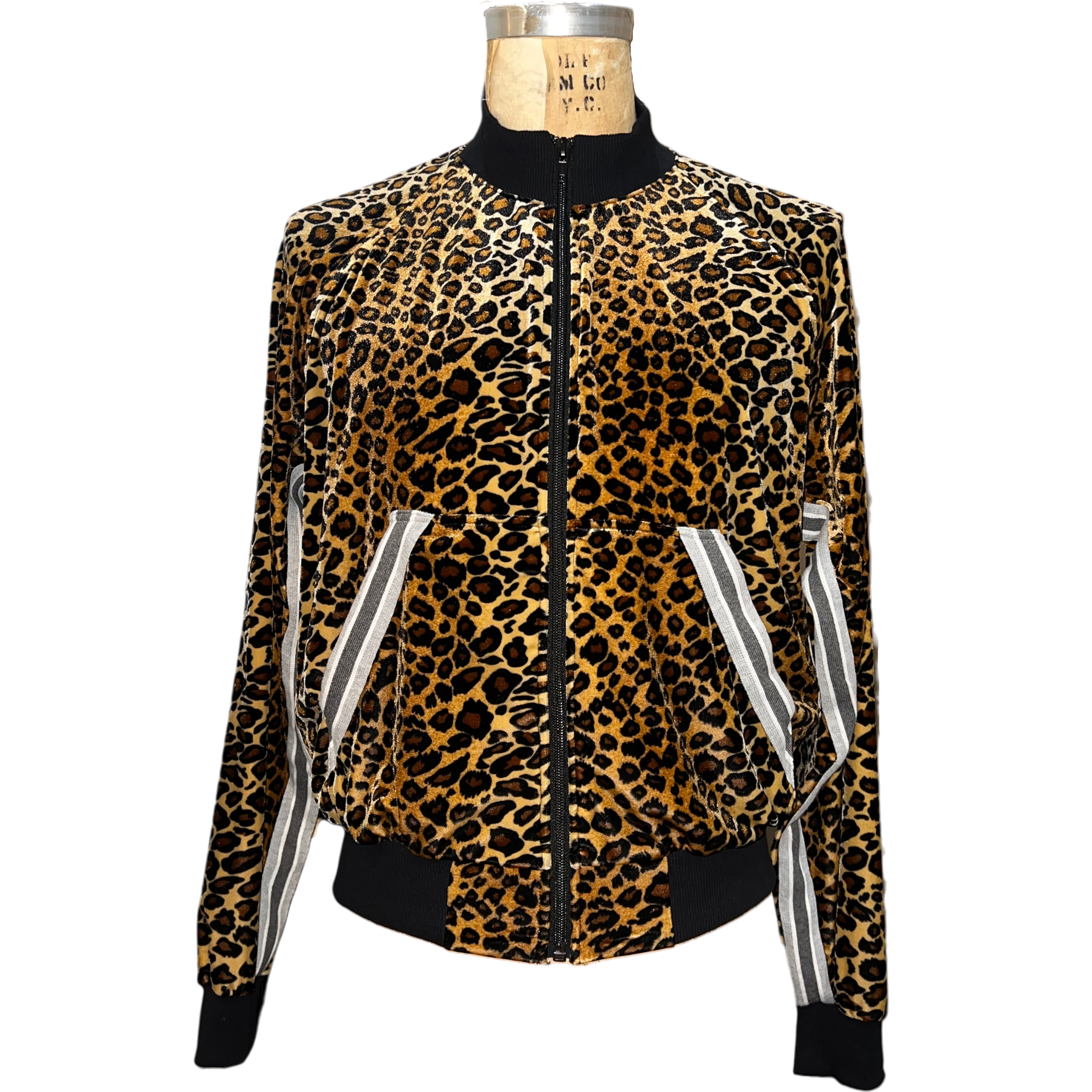 Cheetah Print Tracksuit Jacket