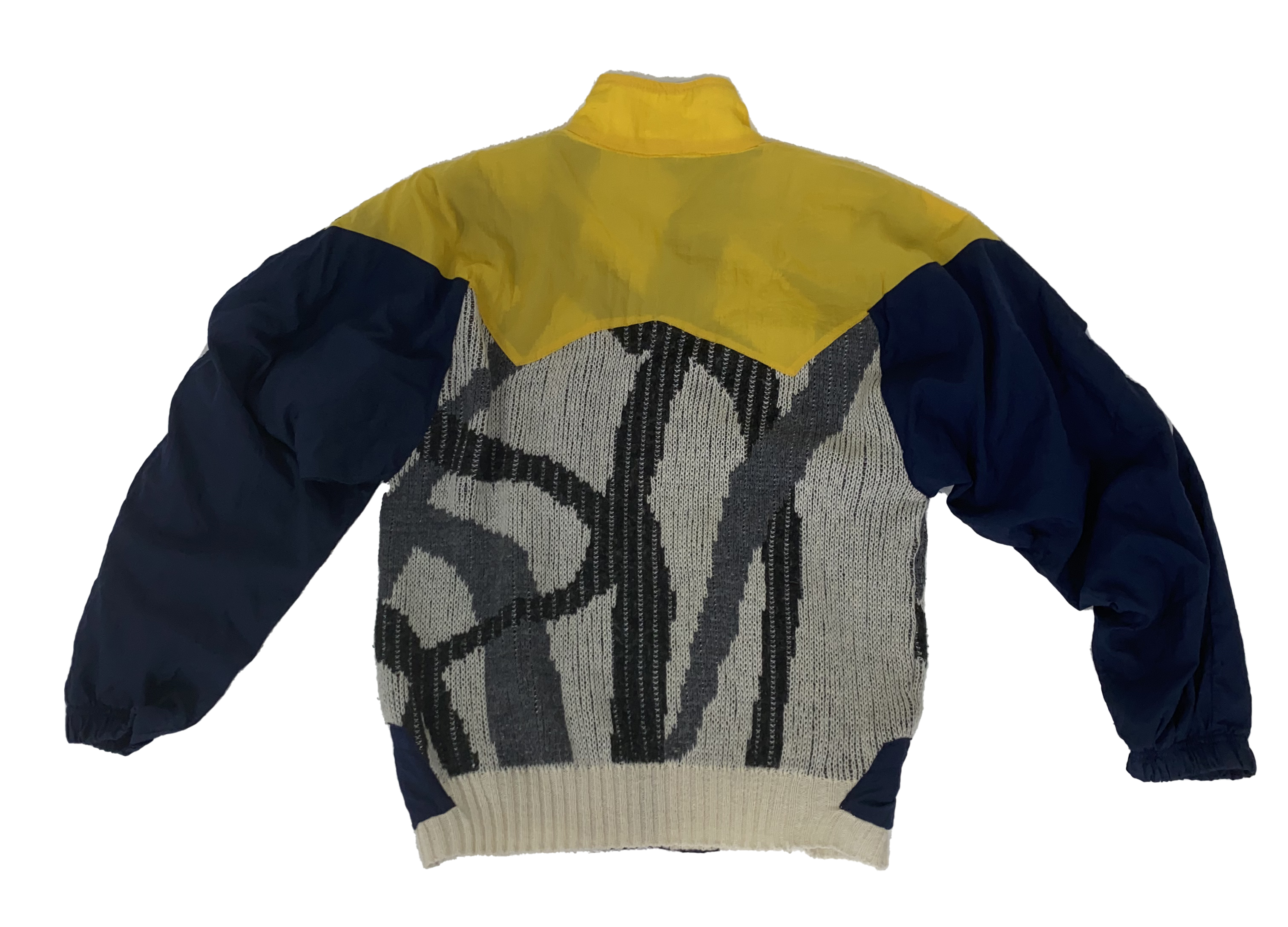Sweater/Windbreaker - Navy Zip