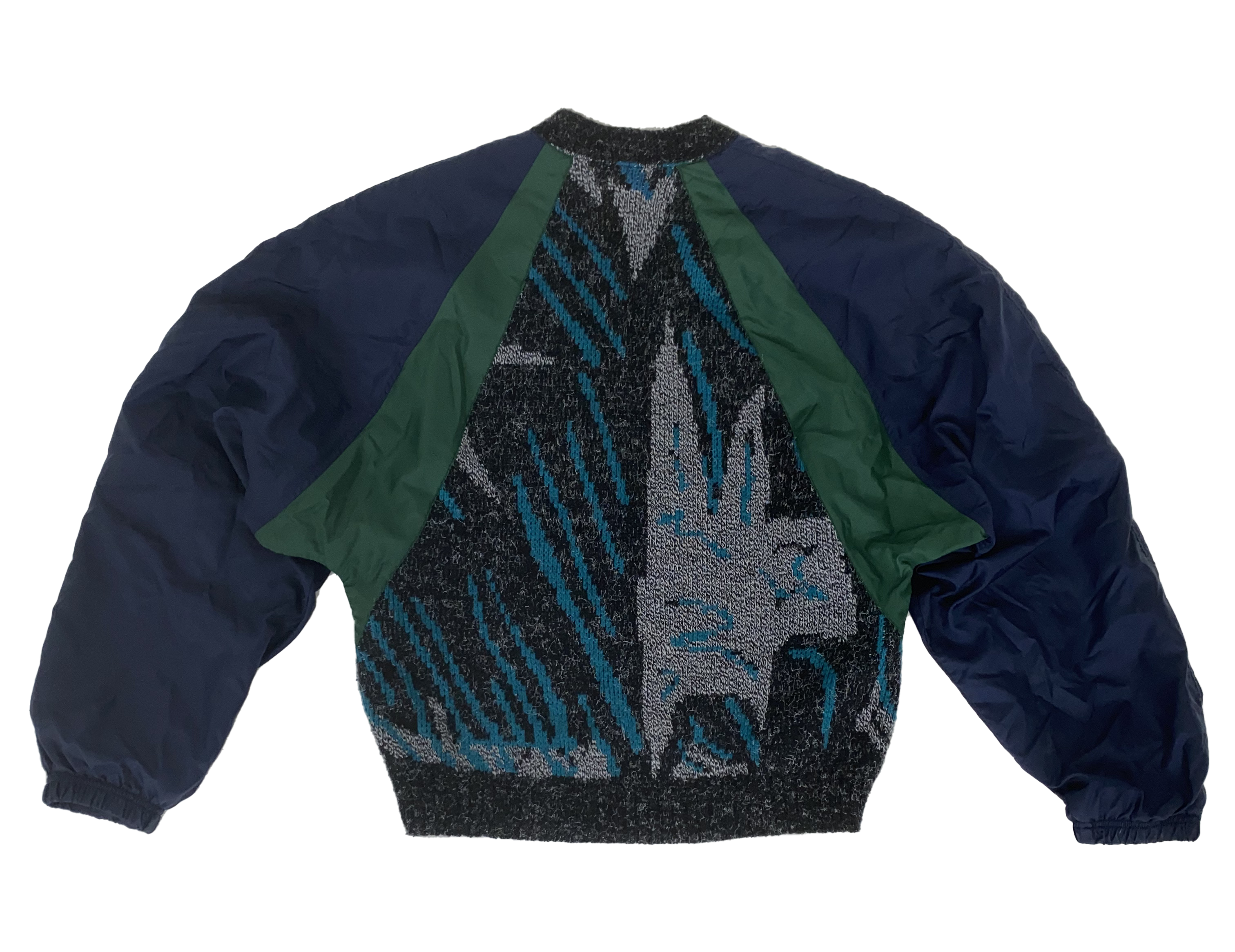 Sweater/Windbreaker - Navy Cardigan