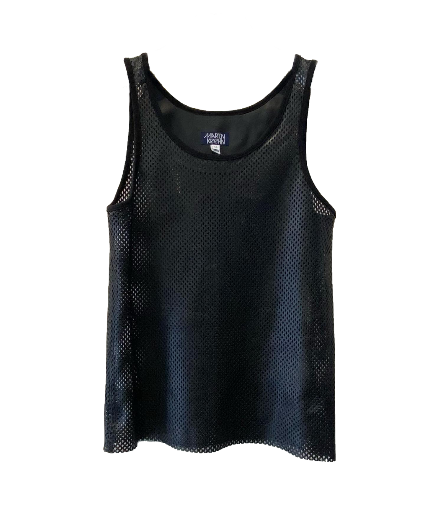 Leather Mesh Tank