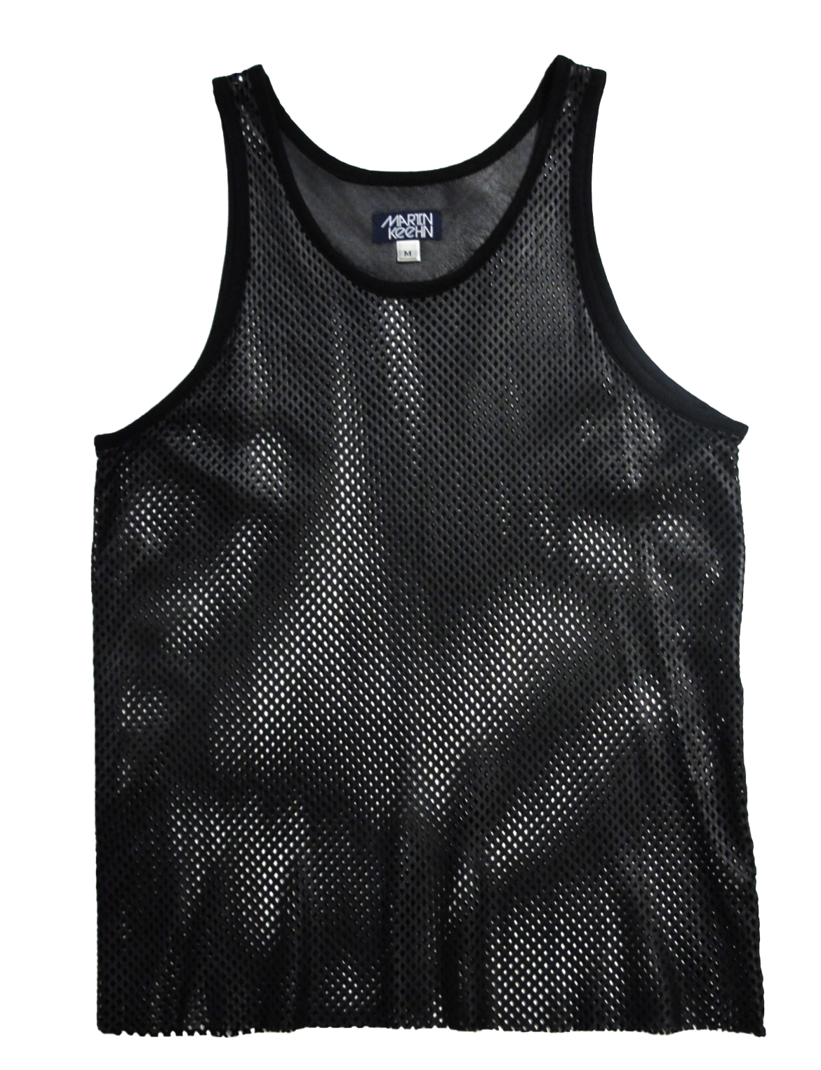 Leather Mesh Tank