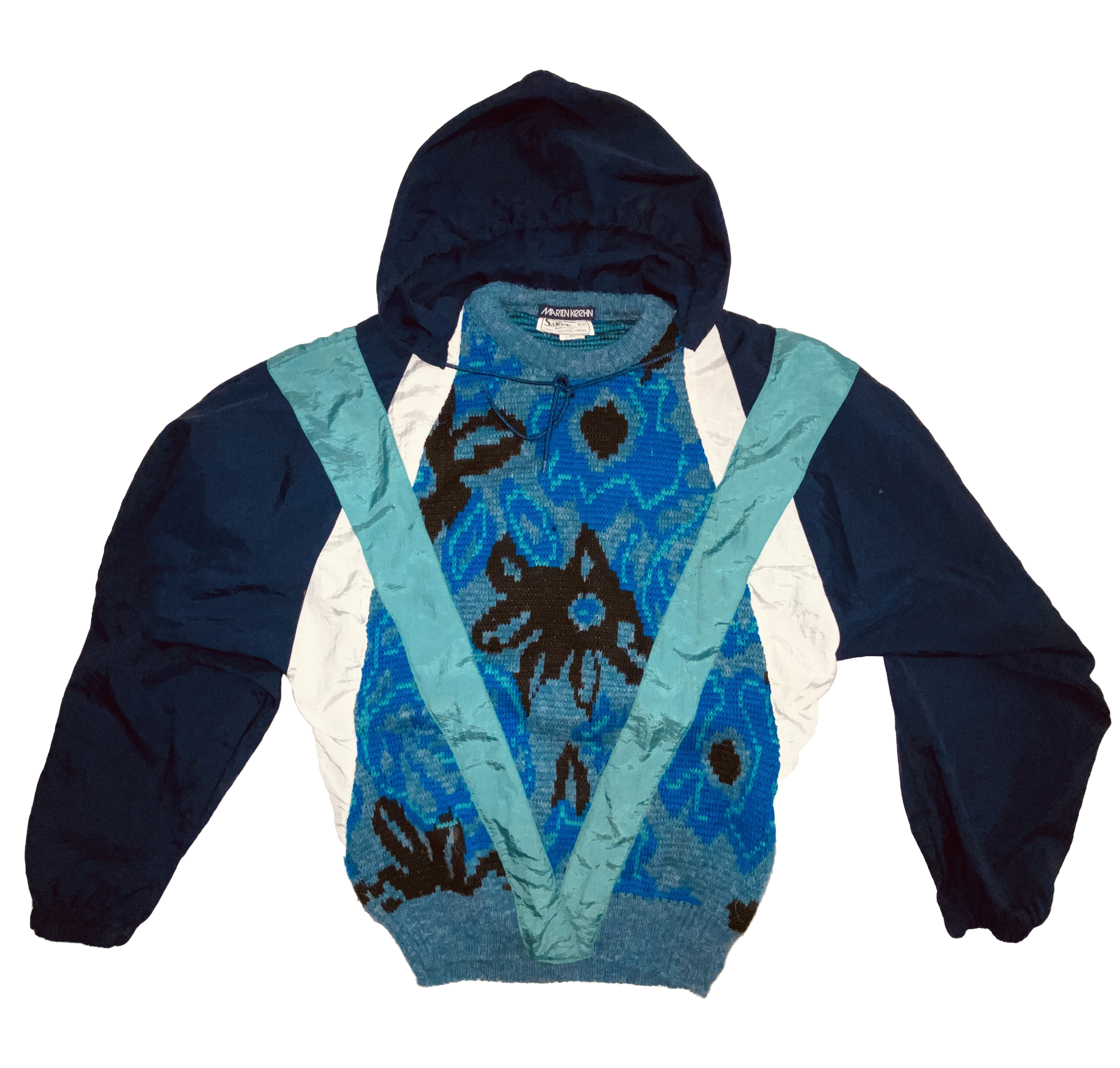 Sweater/Windbreaker - Teal Floral