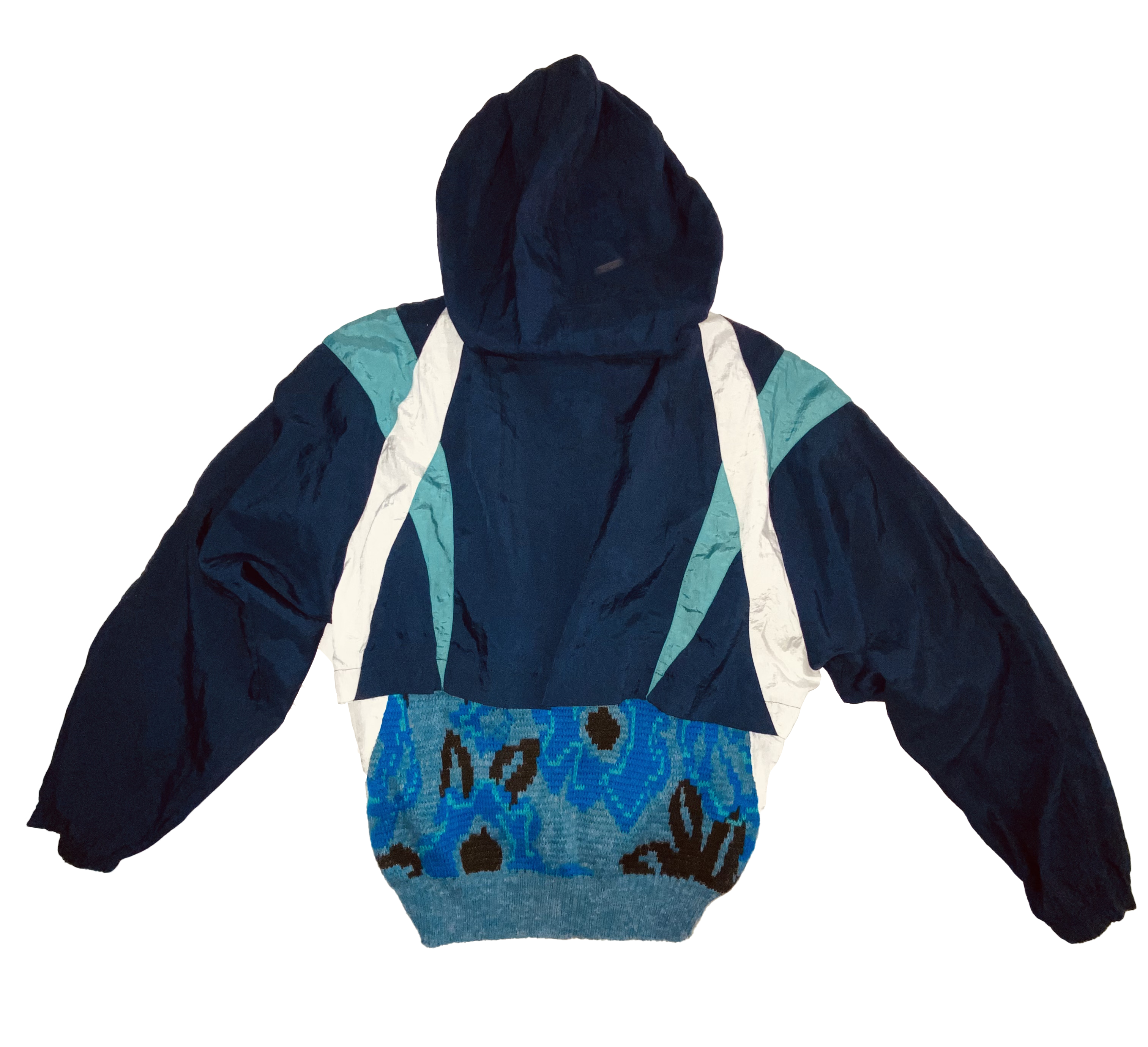 Sweater/Windbreaker - Teal Floral